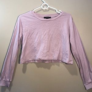cropped long sleeve